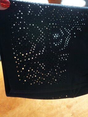 NWT SPANX Every.Wear Laser Wave 7/8 Leggings Very Black 3X